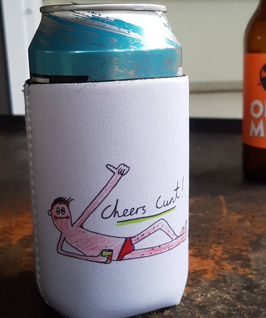Cheers Cunt Stubby Holder